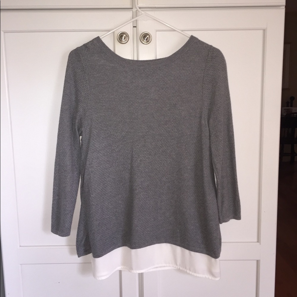 Split back sweater top